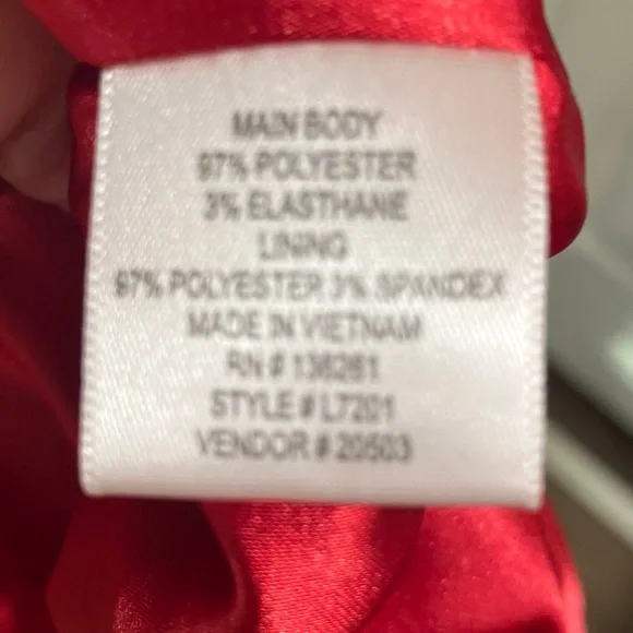 Newport News Red Christmas Dress - Picture 8 of 8